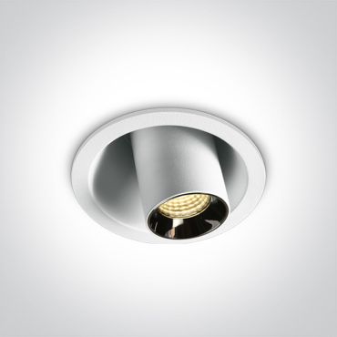 ONE Light Mirror Cylindres encastrés - spot encastré - Ø 59 mm, Ø 52 mm taille d'encastrement - 6W LED inclus - blanc