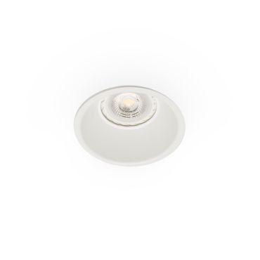 Faro Gas - spot encastrable - Ø 85 mm, Ø 76 mm encastrable - blanc mat