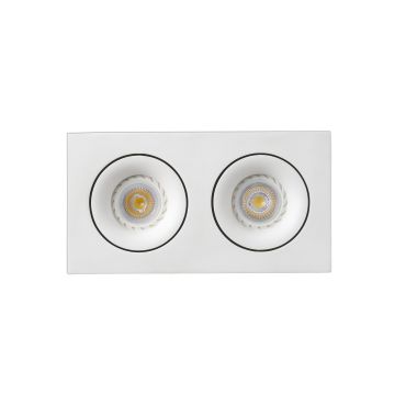 Faro Argon - spot encastré - 232 x 115 mm, 220 x 102 mm format encastré - blanc mat