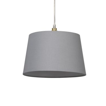 Abat-jour conique Clyde Searchlight - Ø 30 x 19 cm - gris