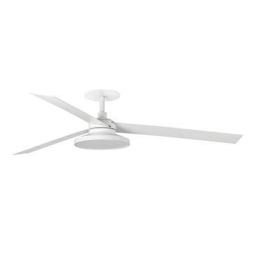 Faro Cruiser Tak 3 XL - ventilateur de plafond avec lumière et rosace encastrée - Ø 160 cm - blanc mat - 2700K