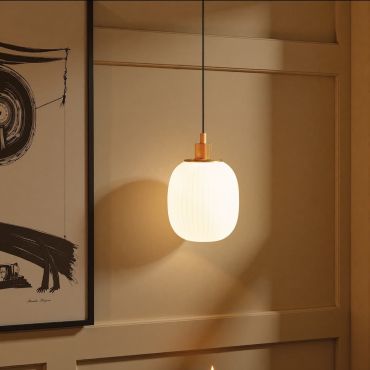 VK Lighting Pero - lampe suspendue - Ø 14,2 x 172,5 cm - laiton mat