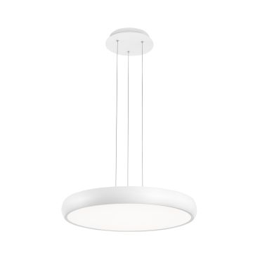 Nova Luce Gap - lampe suspendue - Ø 51 x 120 cm - 50W LED inclus - blanc