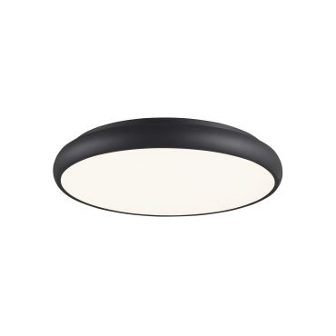 Nova Luce Gap - plafonnier - Ø 61 x 9 cm - 62W LED inclus - noir