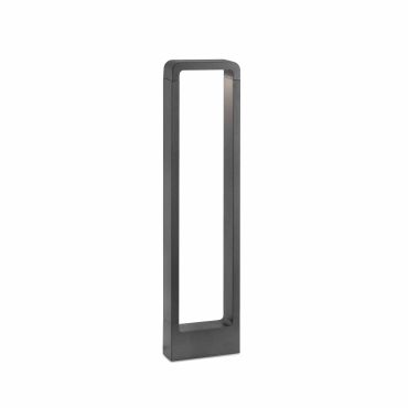 Faro Das - lampe de jardin - 16 x 5,4 x 65 cm - 8W LED inclus - IP54 - gris foncé