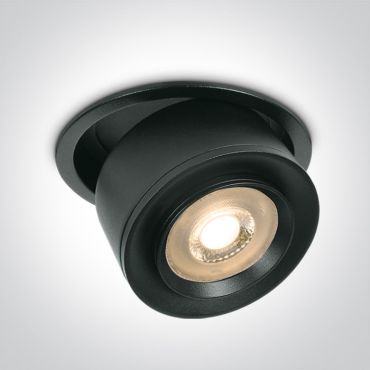 ONE Light Pop Up Range - spot encastré - Ø 134 mm x Ø 120 mm taille d'encastrement - 25W LED inclus - noir