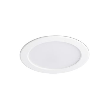 Faro Ted - spot à encastrer - Ø 180 mm, Ø 150 mm à encastrer - 15W LED inclus - IP44 - blanc mat