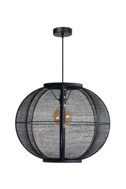 ETH Fabric – suspension – Ø 58 x 300 cm – noir