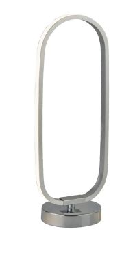 Searchlight Liner - lampe de table - 12 x 33 cm - 12W LED inclus - chrome