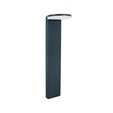 Nova Luce Posen - lampe de jardin - 18 x 19 x 65 cm - 10W LED inclus - IP65 - anthracite