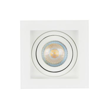 Projectlight Bloq - spot encastrable - 100 x 100 mm, 92 x 92 mm encastrable - blanc