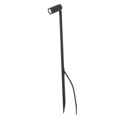 Faro Seth 60 - spot de sol sur piquet avec prise - Ø 4 x 8,5 x 60 cm - 6W LED inclus - IP44 - noir