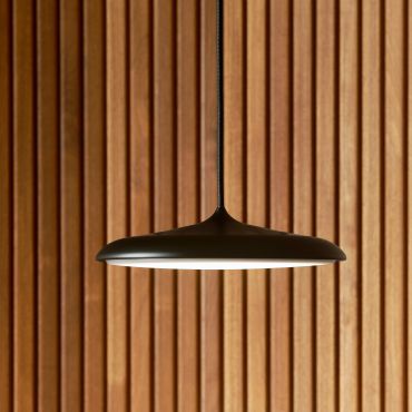 Design for the People Artist 25 - lampe suspendue - Ø 25 x 306 cm - 14W dimmable LED inclus - noir