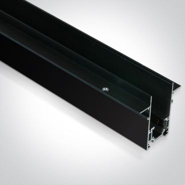 ONE Light Magnetic Trimless - profilé encastré sans bordure - 100 cm - noir