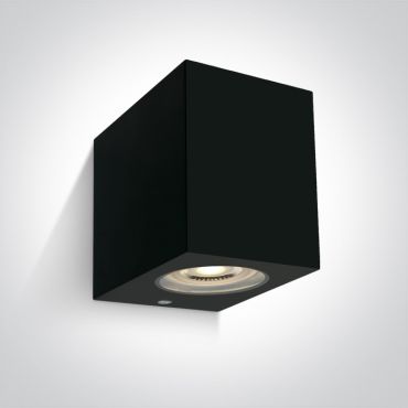 ONE Light GU10 Outdoor Cube Lights - applique d'extérieur - 7 x 9 x 9 cm - IP65 - noir