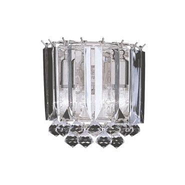 Searchlight Sigma - applique murale - 22 x 23 cm - chrome