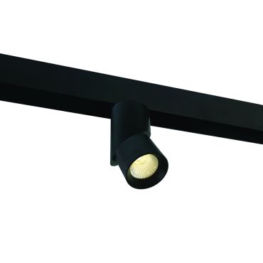 ONE Light système de rail magnétique - Shop Track Lights - spot sur rail - Ø 6,6 x 17,6 cm - 15W LED inclus - noir