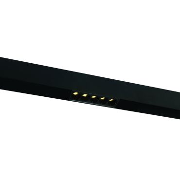 ONE Light système de rail magnétique - Linéaire - spot sur rail - 13,8 x 3,7 x 4,7 cm - 12W LED inclus - noir