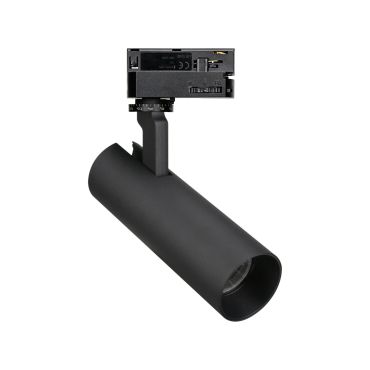 MODÈLE D’EXPOSITION - Maxlight Shinemaker - spot sur rail - système de rail triphasé - Ø 5,5 x 19,6 cm - 15W LED dimmable inclus - noir
