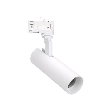 Maxlight Shinemaker - spot sur rail - système de rail triphasé - Ø 5,5 x 19,6 cm - 15W LED dimmable inclus - blanc