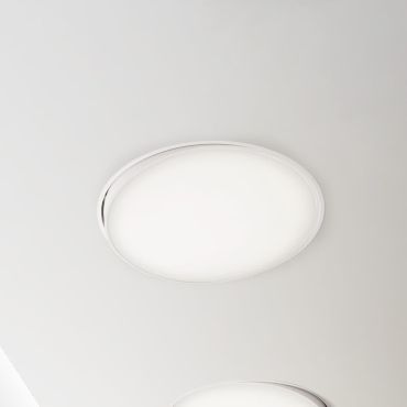 Nova Luce Perfect Profile Trimless - spot encastré - Ø 1045 mm, 1030 mm encastré - 120W LED dimmable inclus - 3000K - blanc