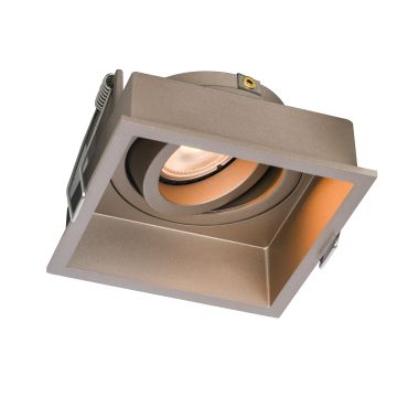 Artdelight Rex - spot encastré - 92 x 92 mm, 86 x 86 mm - champagne