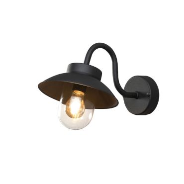 Konstsmide Vega Mini – applique murale extérieure – 22 x 36 x 24,5 cm – IP44 – noir