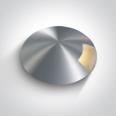ONE Light Inground Midi Series - spot au sol pour l'extérieur - Ø 56 mm - 3W LED inclus - IP67 - chrome