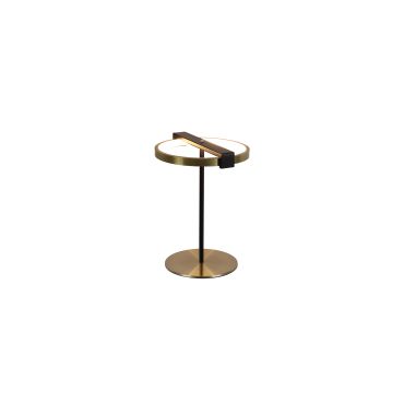 Searchlight Aerial - lampe de table - 28 x 35 cm - 3 niveaux de gradation - 13W LED inclus - noir et or