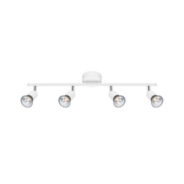 Nova Luce Base - spot en saillie 4L - 51 x 8 x 10,9 cm - blanc mat
