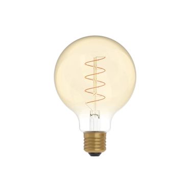 Lampe à filament LED Creative Cables - Ø 9,5 x 14 cm - E27 - 4W dimmable - 1800K - ambre