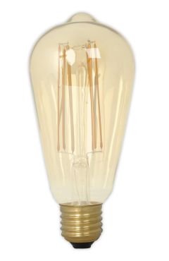 Ampoule LED à filament goutte d'eau dimmable - E27 - 6W - 2100K