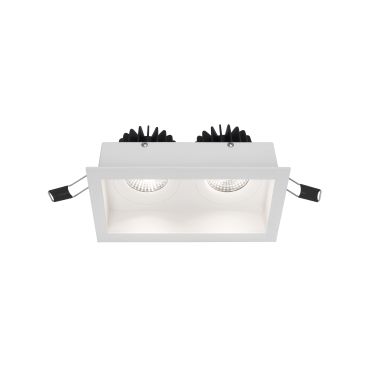 Nova Luce Olbia - spot encastrable - 160 x 90 mm, 150 x 77 mm encastrable - IP44 - blanc