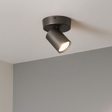 Projectlight Phoebe - spot en saillie - Ø 10 x 10 cm - bronze