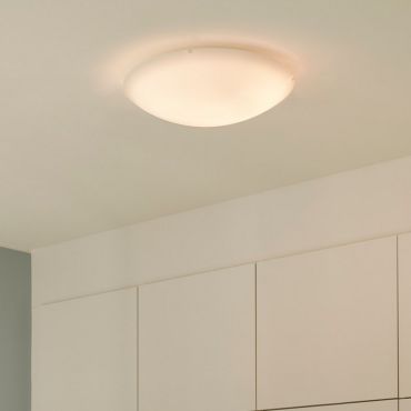 Nordlux Standard - plafonnier - Ø 37,8 x 9,9 cm - blanc