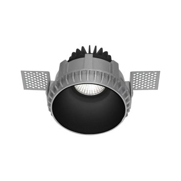 Nova Luce Belluno - spot encastré sans garniture - Ø 82 mm, Ø 105 mm encastré - IP54 - noir