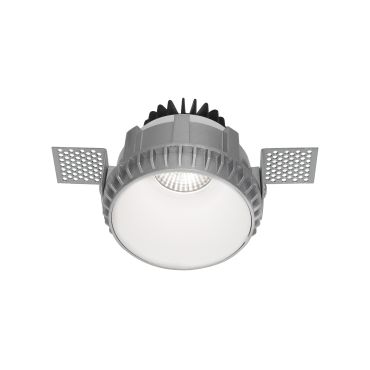 Nova Luce Belluno - spot encastré sans garniture - Ø 82 mm, Ø 105 mm à encastrer - IP54 - blanc