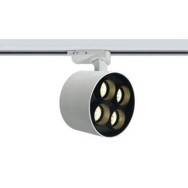 ONE Light Dark Light Tubes - spot sur rail - système de rail triphasé - Ø 13,5 x 7,7 cm - 24W LED inclus - blanc