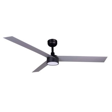 Faro Cruiser XL - ventilateur de plafond avec lumière - Ø 160 cm - noir mat et aluminium