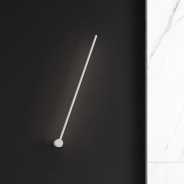 Nova Luce Synthesi - applique murale - 6 x 10 x 90 cm - 23W LED inclus - blanc sable