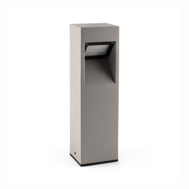 Faro Cast - poteau de jardin II - 15 x 13 x 30 cm - 10W LED inclus - IP65 - gris foncé