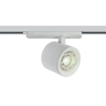 MODÈLE D’EXPOSITION - ONE Light Shop PRO - spot sur rail - système de rail triphasé - Ø 10 x 8,7 cm - 20W LED inclus - blanc - couleur de lumière blanche