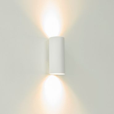 Artdelight Roulo2 - applique murale - Ø 6,5 x 15,4 cm - blanc