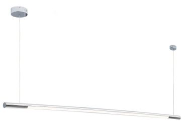 Maxlight Organic Horizon - lampe suspendue - 150 x 140 cm - 26W LED dimmable inclus - chrome