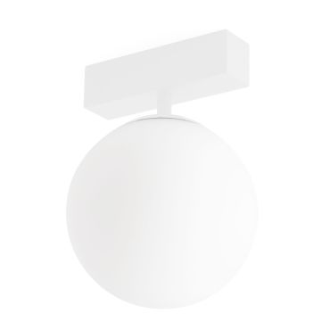 Faro Neso Unik - luminaire pour rail magnétique - Ø 15 x 21,5 x 16,5 cm - 5W LED blanc chaud (3000K) inclus - blanc