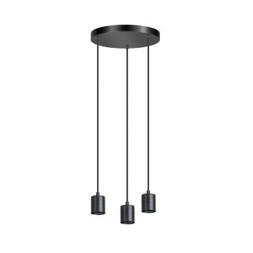 ETH Origin - suspension - Ø 25 x 200 cm - noir