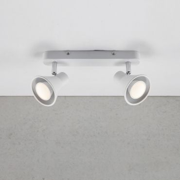 Nordlux Oak 9 - spot en saillie 2L - 28,5 x 8,6 cm - blanc