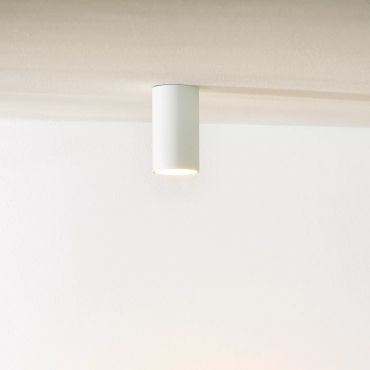 Lucide Delto Round - spot en saillie - Ø 5,5 x 10 cm - 5W LED dimmable inclus - dim to warm - white