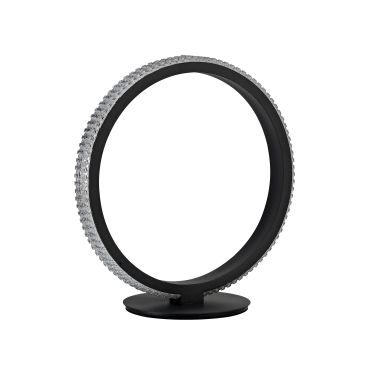 Nova Luce Nager - lampe de table - 29 x 25 x 30 cm - 11W LED inclus - noir sable