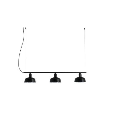 Faro Tatawin - lampe suspendue 3L - 8,1 x 100 x 210 cm - noir